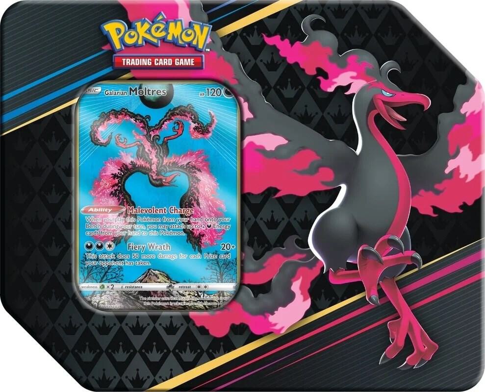 Pokémon Crown Zenith Tin [Galarian Moltres]