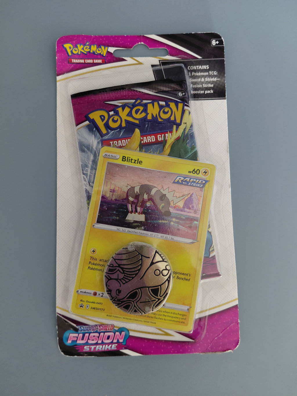 Pokémon Fusion Strike Single Pack Blister [Blitzle] - SWSH08