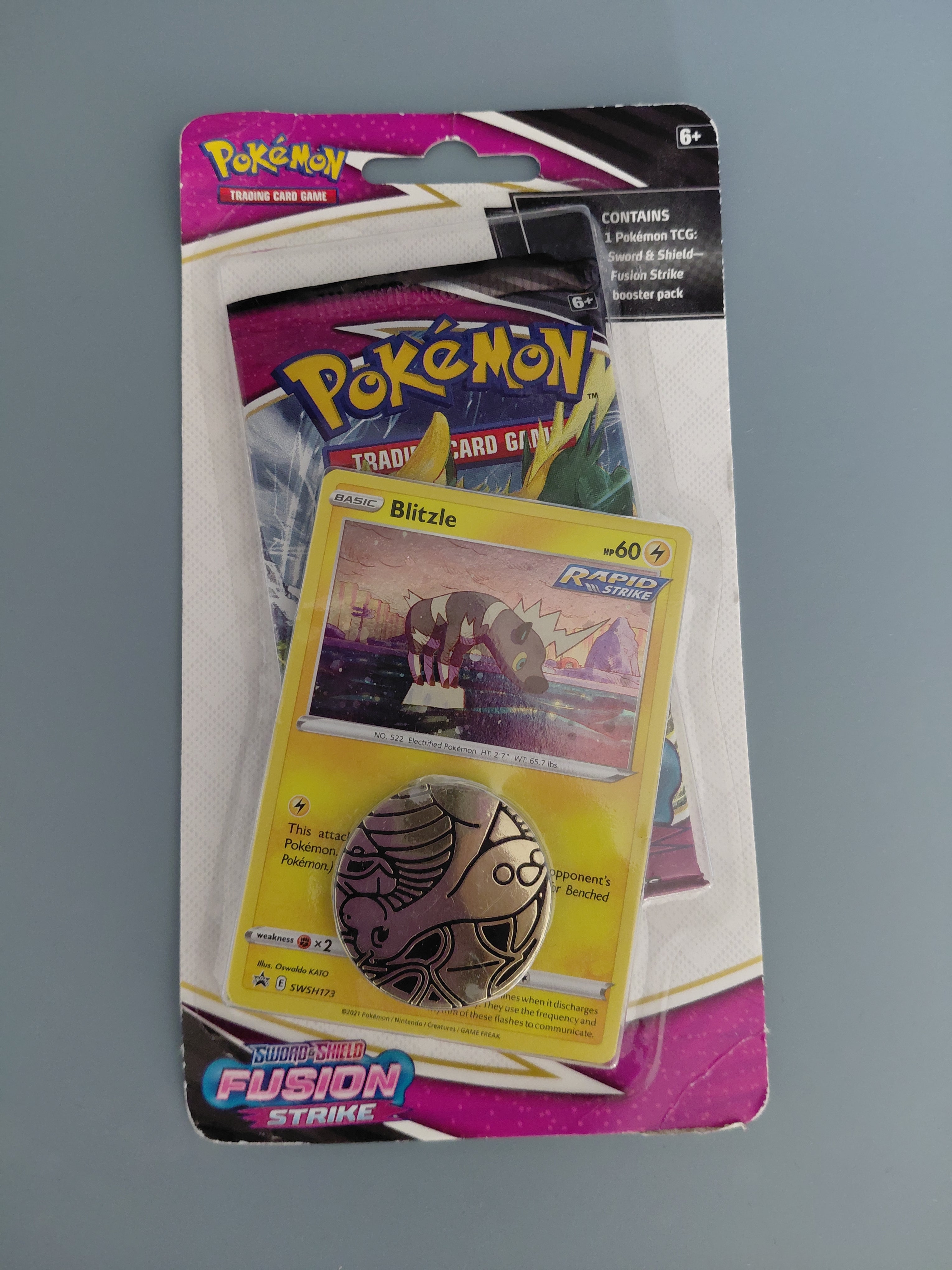 Pokémon Fusion Strike Single Pack Blister [Blitzle] - SWSH08