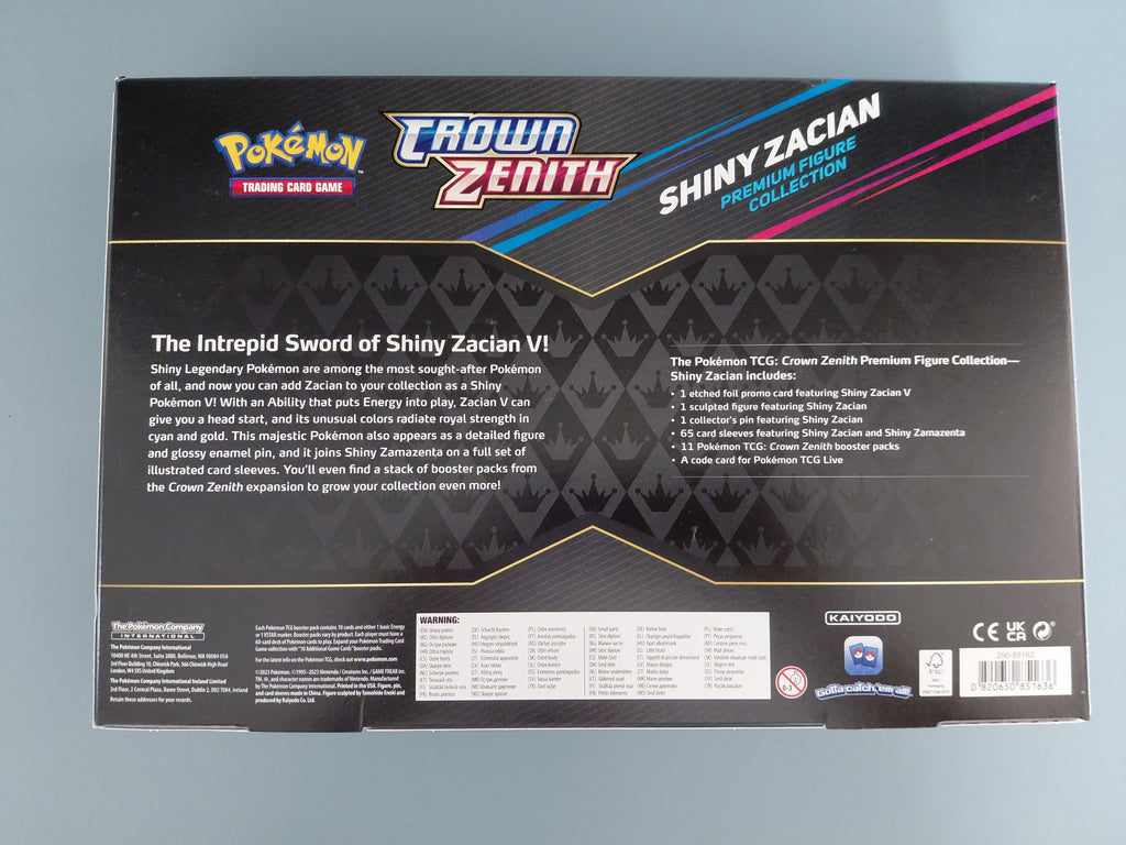 Pokémon Crown Zenith Premium Figure Collection [Shiny Zacian]