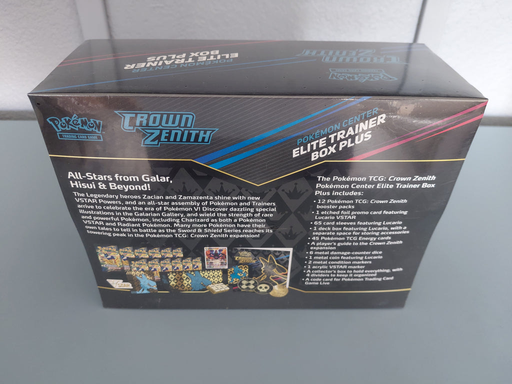 Pokémon Sword & Shield Crown Zenith Pokémon Center Elite Trainer Box Plus