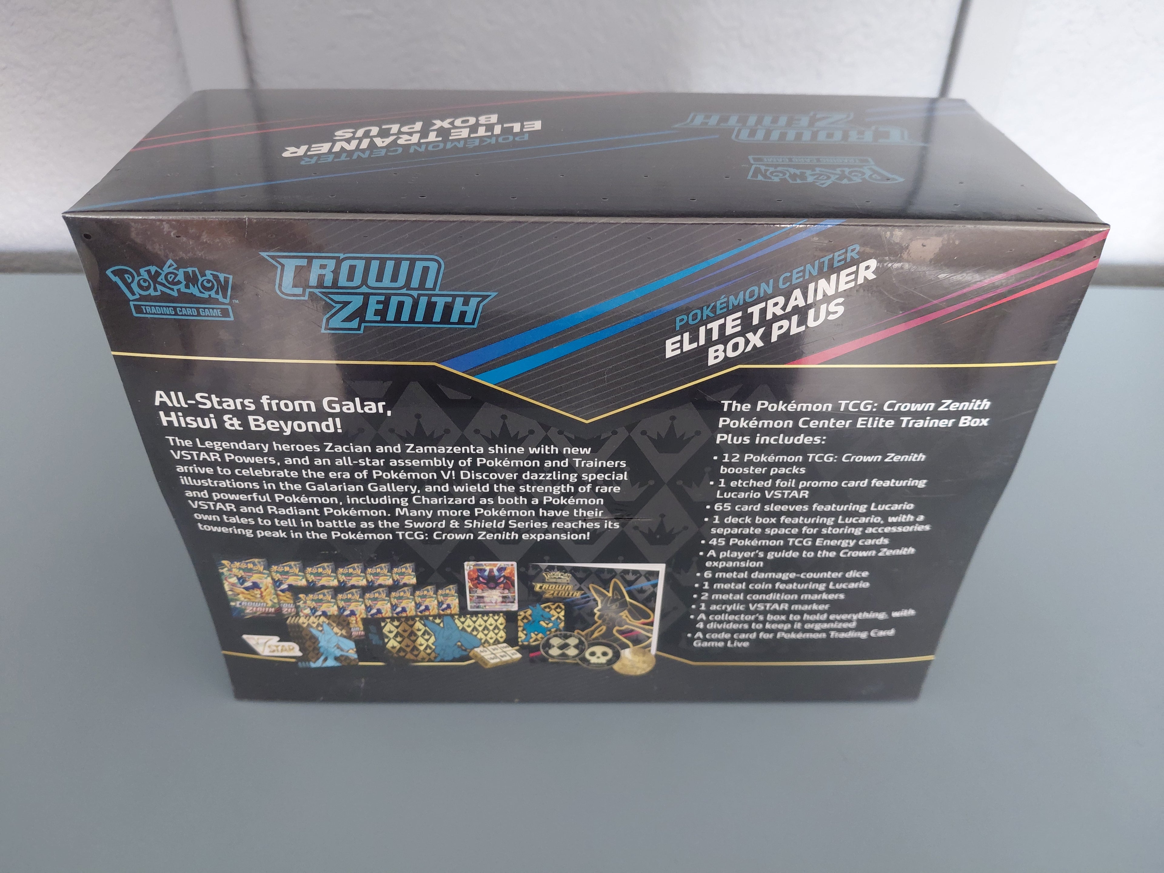 Pokémon Sword & Shield Crown Zenith Pokémon Center Elite Trainer Box Plus