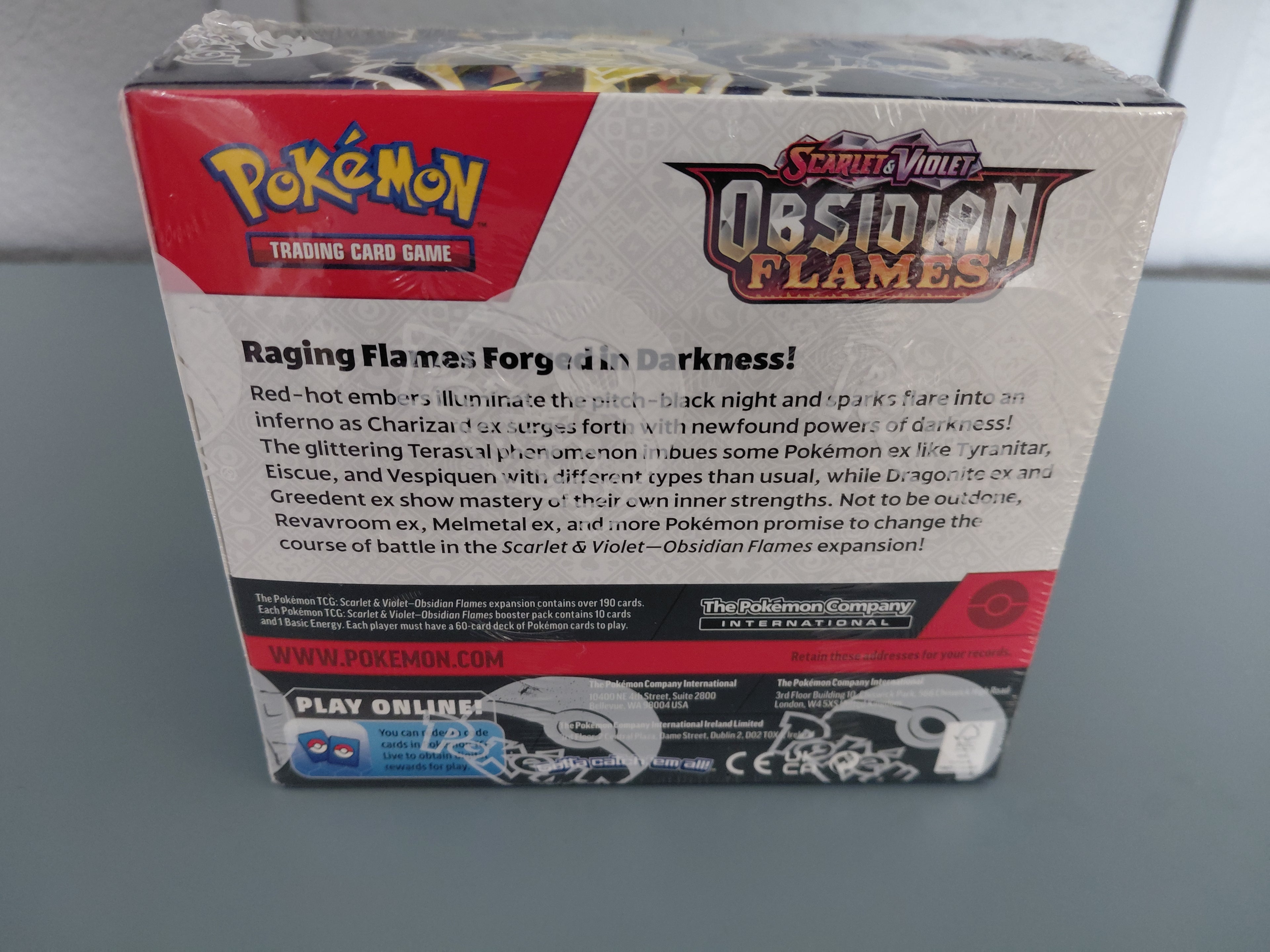 Pokémon Scarlet & Violet Obsidian Flames Booster Box