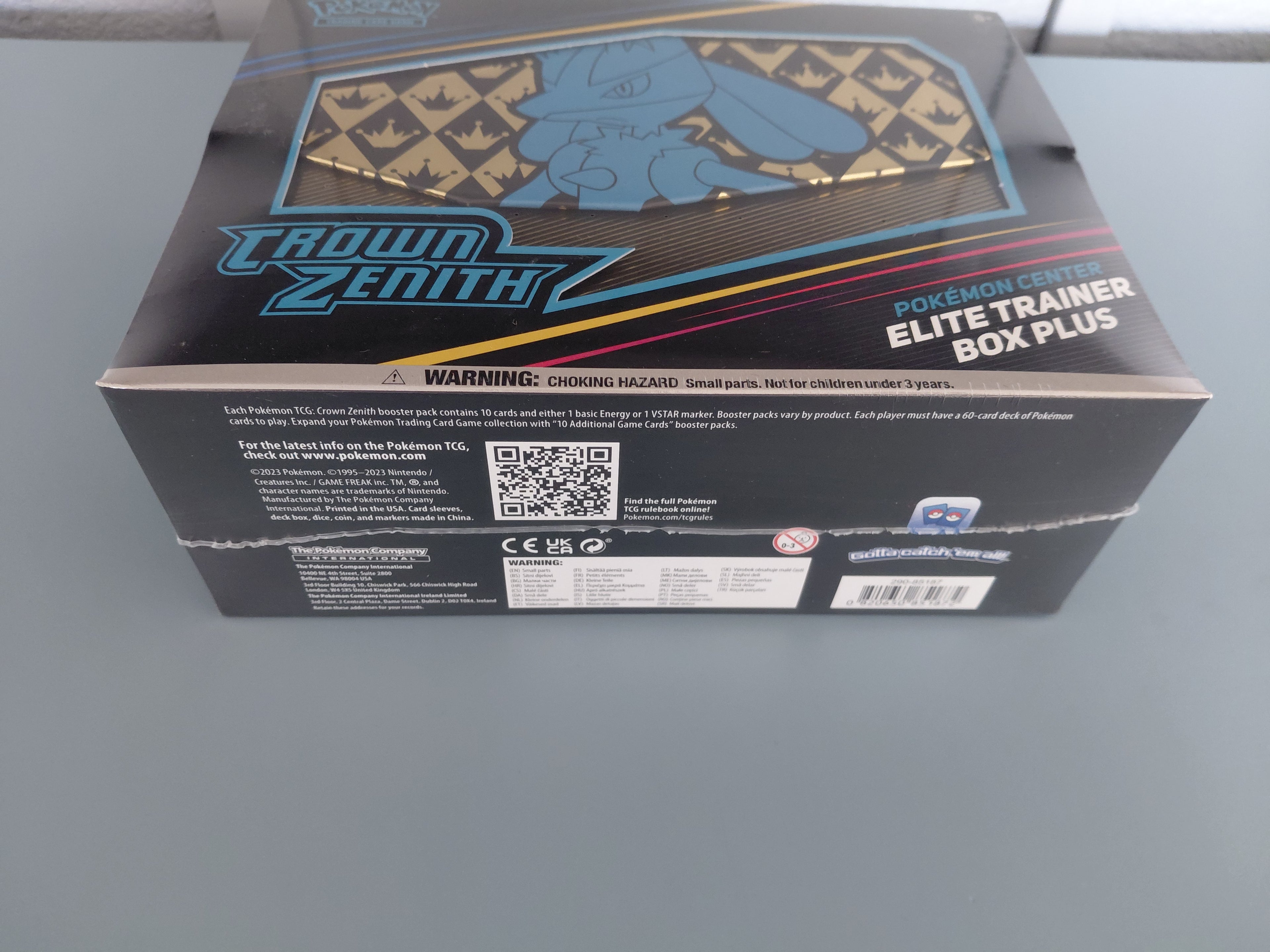 Pokémon Sword & Shield Crown Zenith Pokémon Center Elite Trainer Box Plus