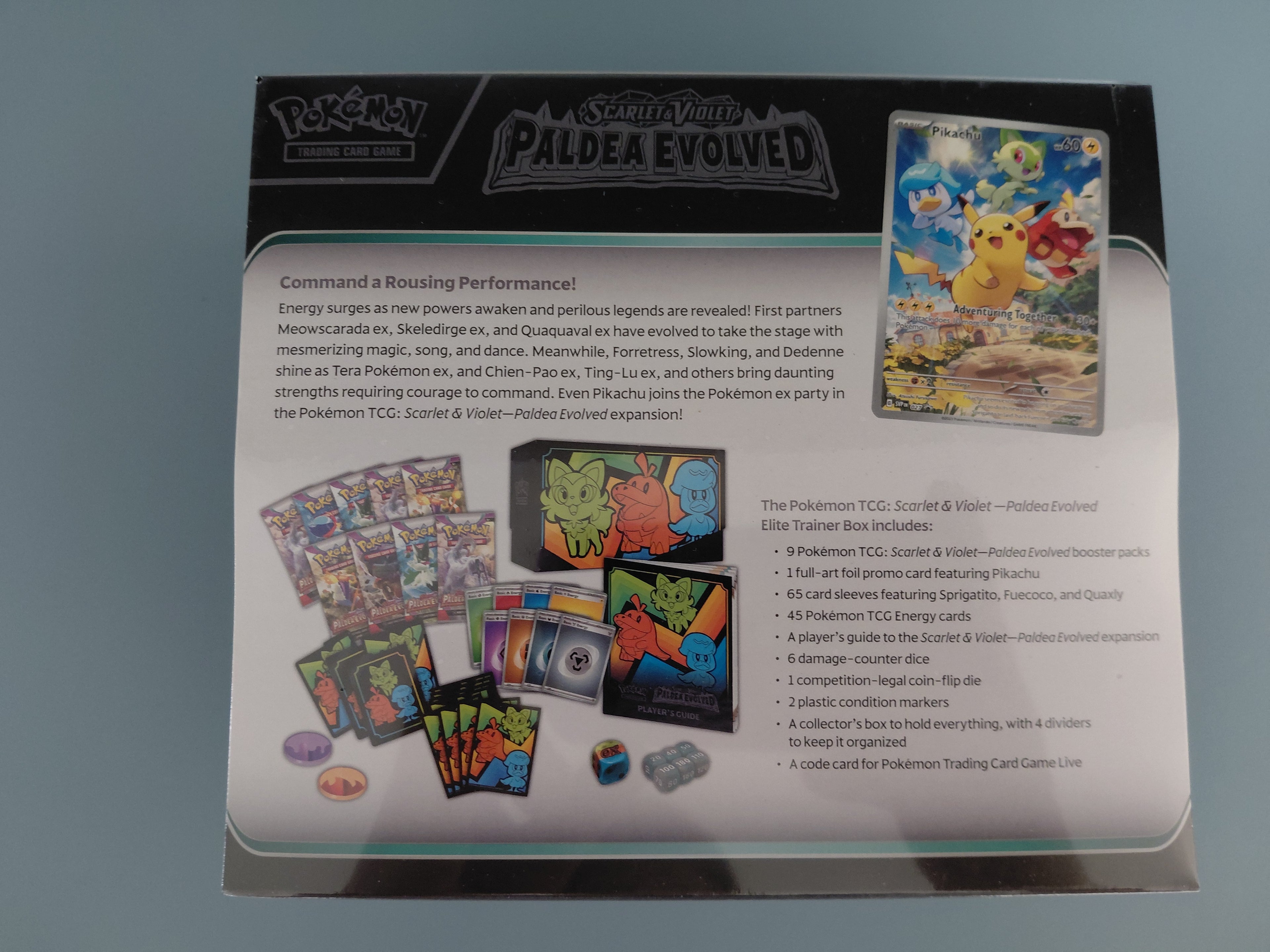 Pokemon Paldea Evolved Elite Trainer Box - SV02: Paldea Evolved