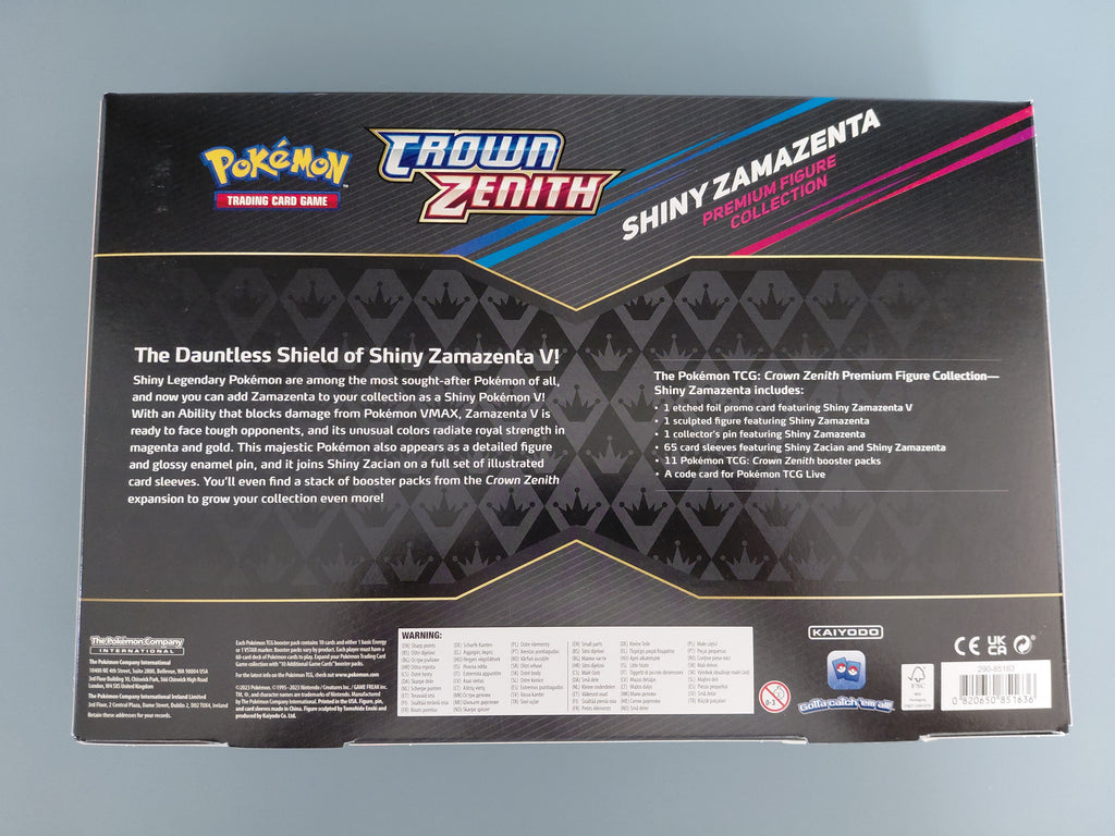 Pokemon Crown Zenith Premium Figure Collection [Shiny Zamazenta]