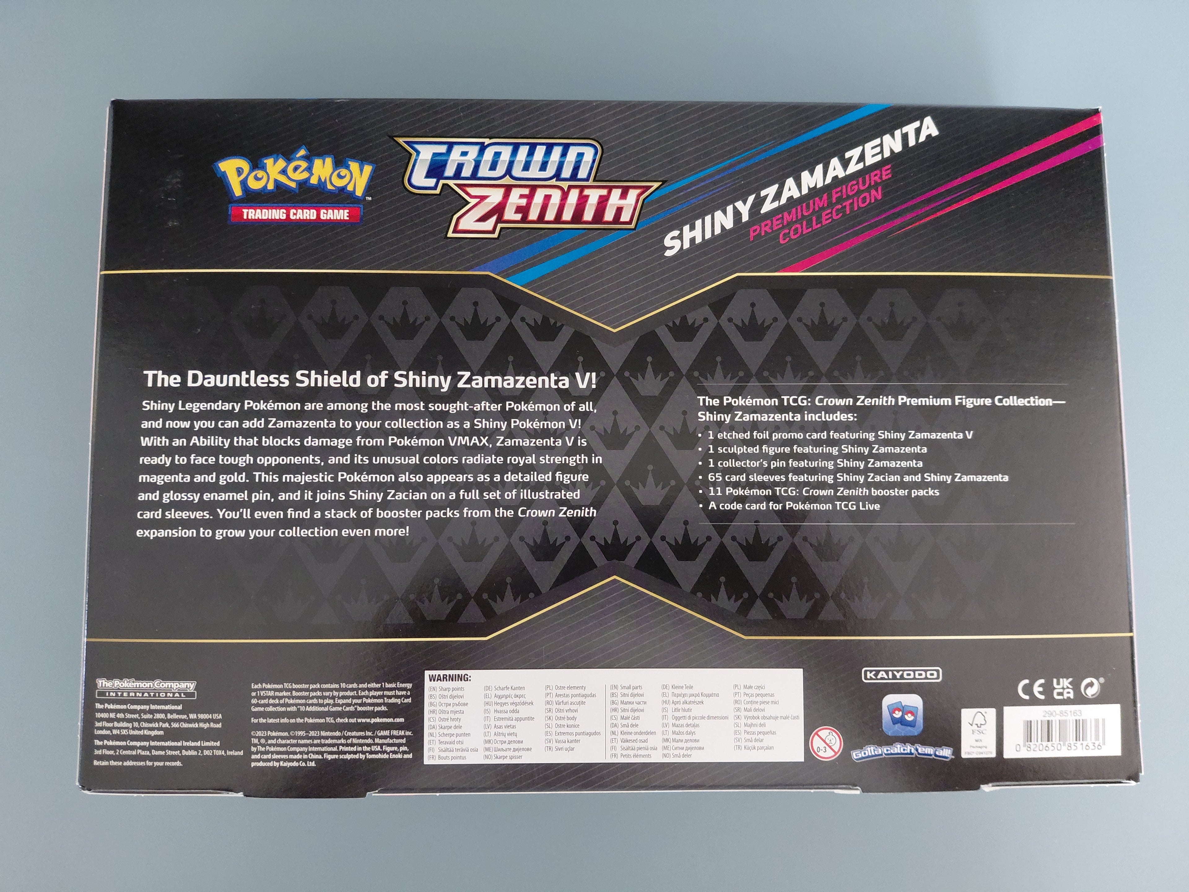 Pokemon Crown Zenith Premium Figure Collection [Shiny Zamazenta]